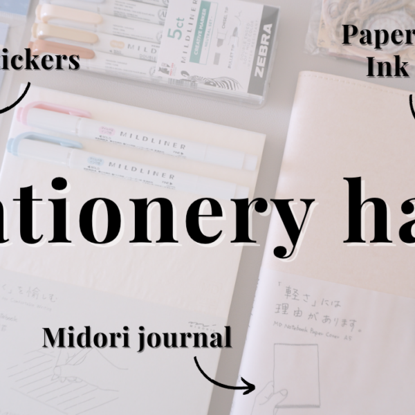 Stationery Haul feat. Midori, MidLiner & Pens