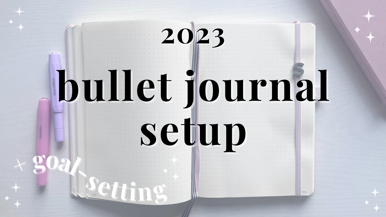 2023 Bullet Journal set up and flip through