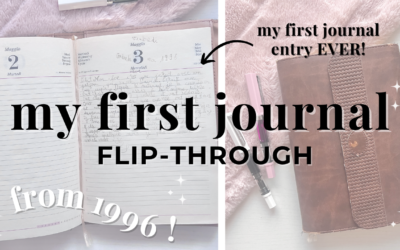 First journal flip through