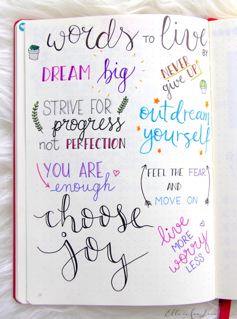 5 Reasons why you should start a BuJo