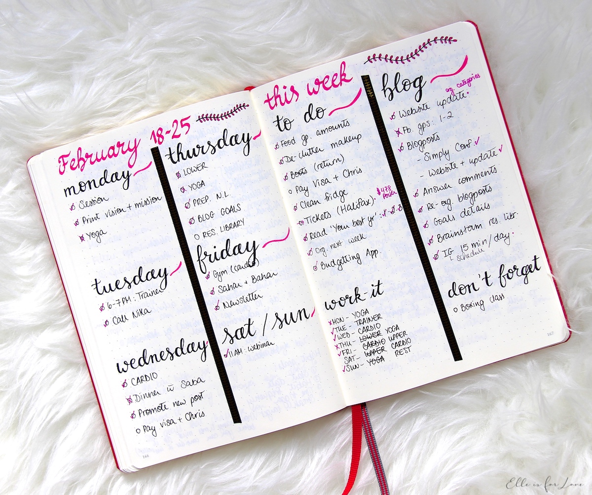 5 Reasons Why you Should Start a Bullet Journal NOW - Elle is for Love