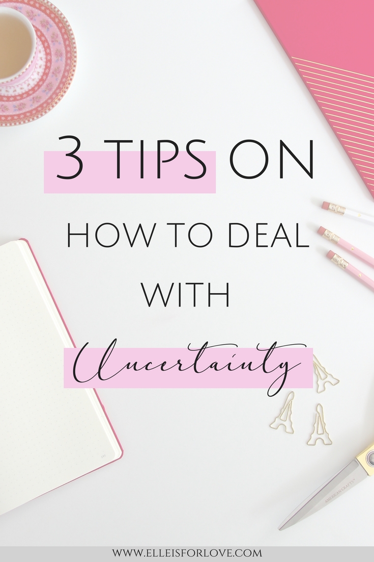 May Goals and 3 tips on How to Deal with Uncertainty 